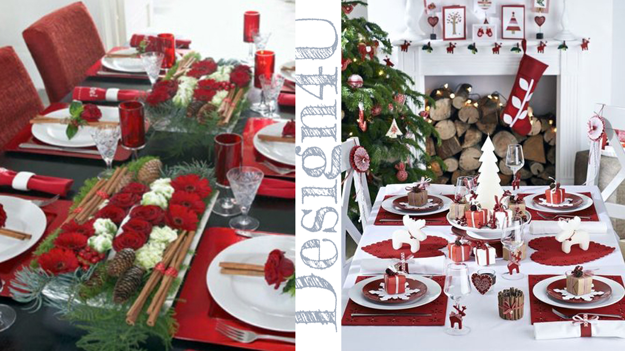 Centrotavola Natalizi Rossi.Come Addobbare La Tavola A Natale Table Decoration Design4u